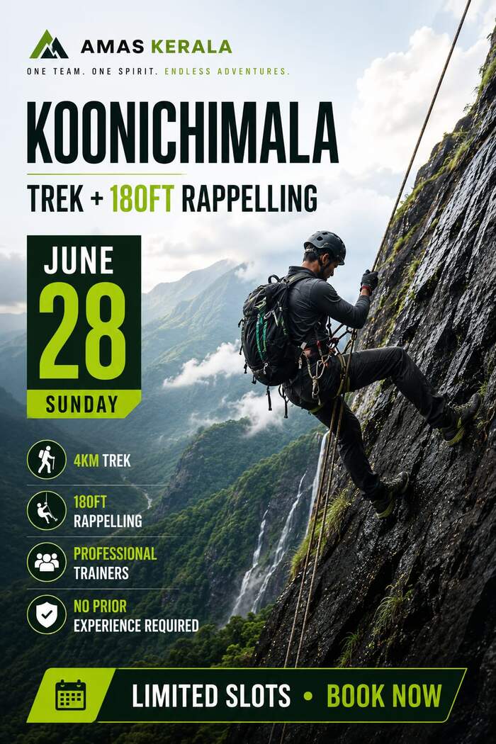 Koonichimala Trek + 180ft Rappelling