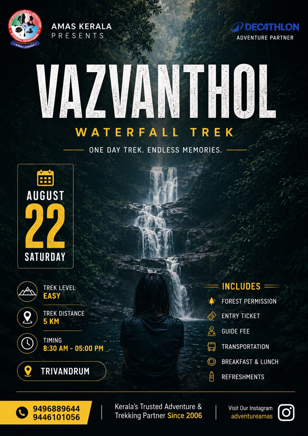 Vazvanthol Waterfall Trek